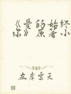 《爱的始终都是你》原著小说