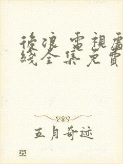 后浪 电视剧在线全集免费