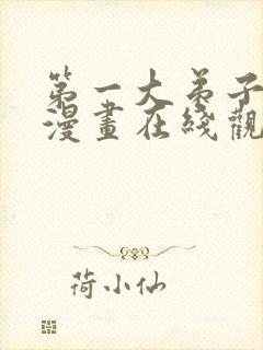 第一大弟子韩漫漫画在线观看全集