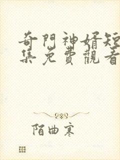 奇门神婿短剧全集免费观看