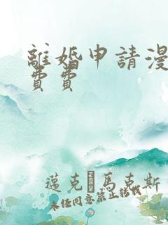 离婚申请漫画免费费