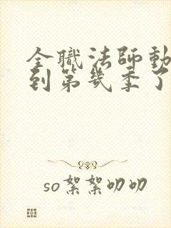 全职法师动漫出到第几季了