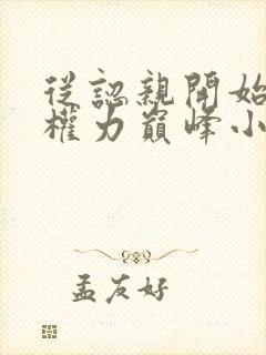 从认亲开始踏上权力巅峰小说全篇