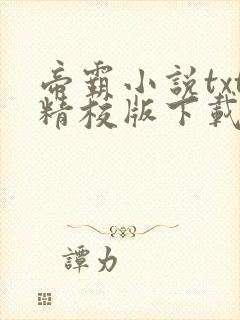 帝霸小说txt精校版下载