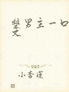 双男主一口气推文