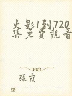 火影1到720集免费观看