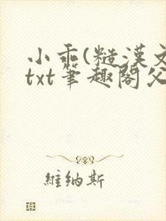 小乖(糙汉文)txt笔趣阁父子