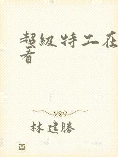 超级特工在线观看