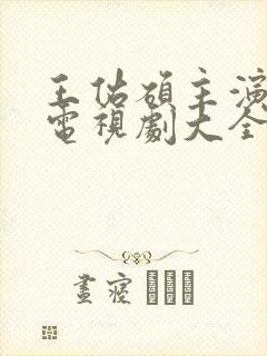 王佑硕主演过的电视剧大全