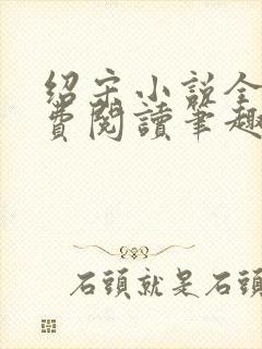 绍宋小说全文免费阅读笔趣阁