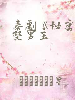 泰剧《秘密爱》双男主