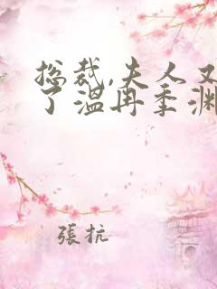 总裁,夫人又跑了温冉季渊结局