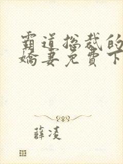 霸道总裁的独宠娇妻免费下载