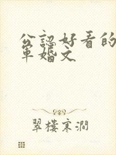 公认好看的年代军婚文
