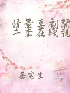 情景喜剧开播第二季在线观看