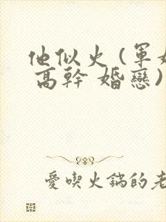 他似火 (军婚 高干 婚恋)笔趣阁