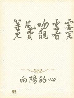 等风吻云雾短剧免费观看完整版