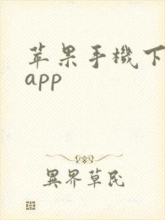 苹果手机下软件app