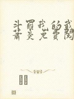 斗罗我的武魂是萧炎免费阅读