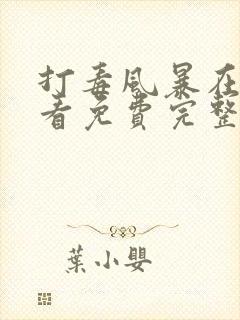 打毒风暴在线观看免费完整版