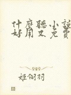 什么听小说软件好用又免费