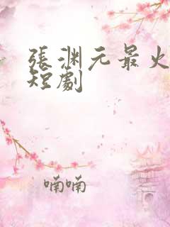 张渊元最火十部短剧