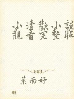 小清欢小说免费观看完整版