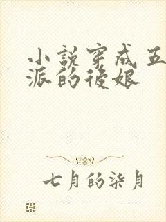 小说穿成五个反派的后娘