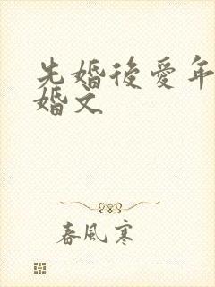 先婚后爱年代军婚文