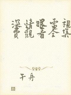 深情眼电视剧免费观看全集高清番外