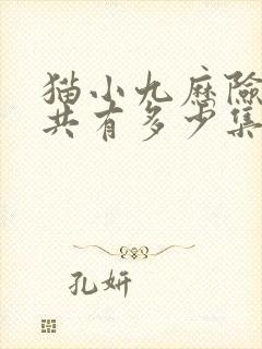 猫小九历险记一共有多少集