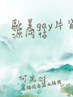 欧美gay片资源网站