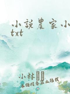 小说农家小福女txt