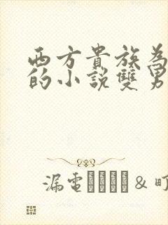 西方贵族为背景的小说双男主