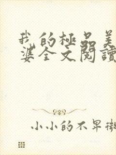 我的极品美女老婆全文阅读