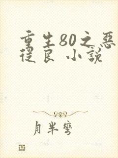 重生80之恶女从良 小说