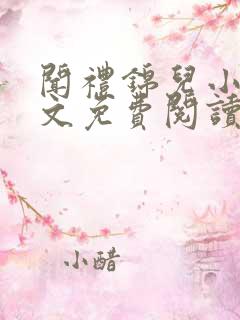 闻礼锦儿小说全文免费阅读