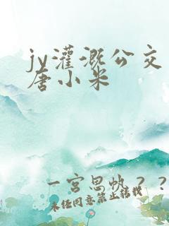 jy灌溉公交车唐小米