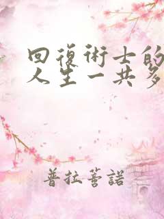 回复术士的重启人生一共多少集