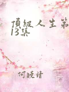 顶级人生第一季13集