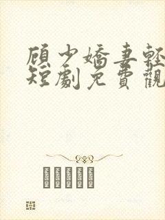 顾少娇妻轻点虐短剧免费观看大结局