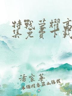 特战荣耀高清全集免费下载