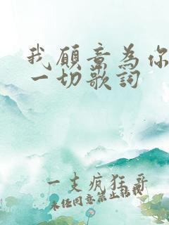 我愿意为你放弃一切歌词