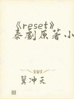 《reset》泰剧原著小说
