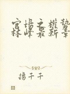 官场之权势滔天林峰最新章节更新