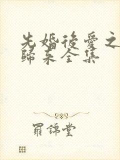 先婚后爱之亡夫归来全集