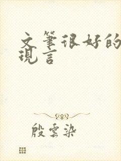 文笔很好的po现言