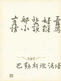 有哪些好看的言情小说推荐