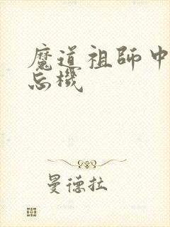 魔道祖师中的蓝忘机