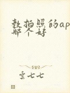 教拍照的app哪个好